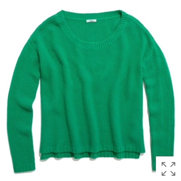 Wallace Madewell S Honeycomb Sweater Green - Picture 1 of 6